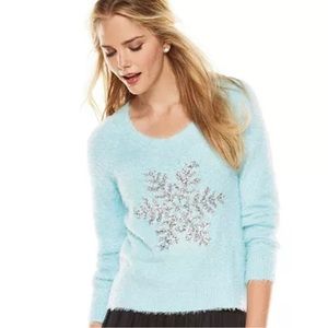 LC Lauren Conrad Snowflake Sweater